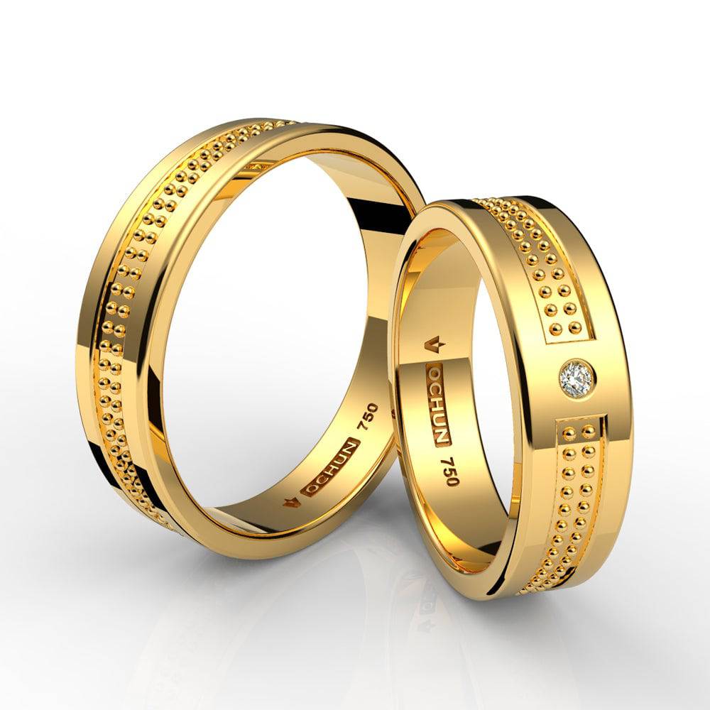 Ishtar - Anillos de Matrimonio Oro 18K - Ochun Joyeros