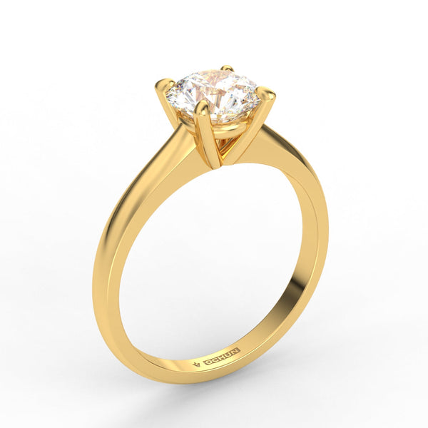 Evelyn AC014D18K -  Anillo de Compromiso Oro 18k