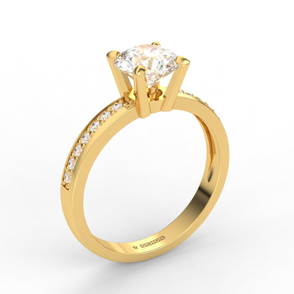 Chiarani AC017D18K - Anillo de Compromiso Oro 18k Diamante