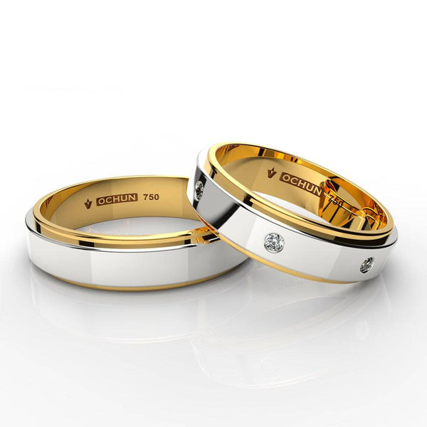 Darnele Pietre - Anillos De Matrimonio Oro 18K - Ochun Joyeros - Ochun Joyeros