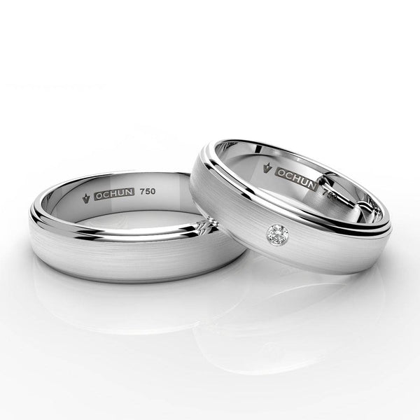 Priyala - Anillos De Matrimonio Oro 18K - Ochun Joyeros - Ochun Joyeros