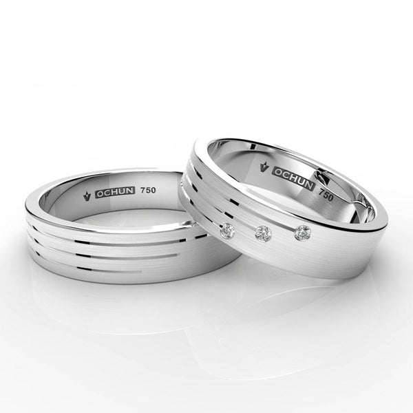Emery - Anillos de Matrimonio Oro 18K - Ochun Joyeros - Ochun Joyeros