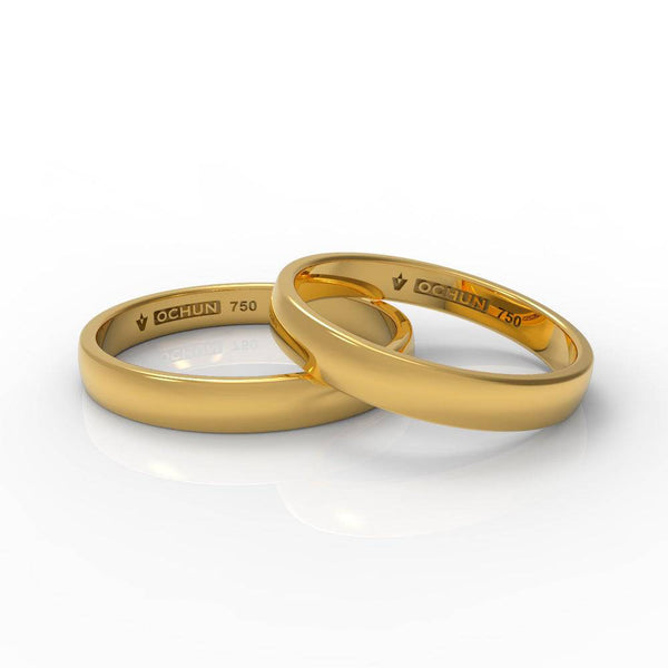 Odedya Tríto - Anillos De Matrimonio Oro 18K - Ochun Joyeros - Ochun Joyeros