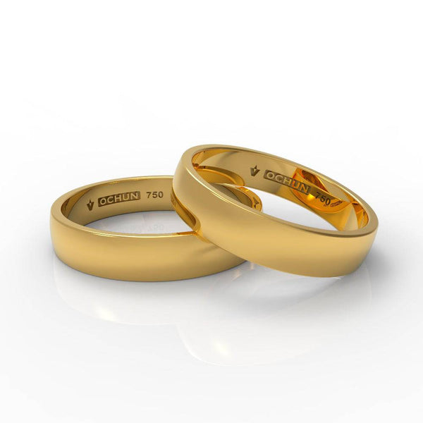 Odedya Quad - Anillos De Matrimonio Oro 18K - Ochun Joyeros - Ochun Joyeros