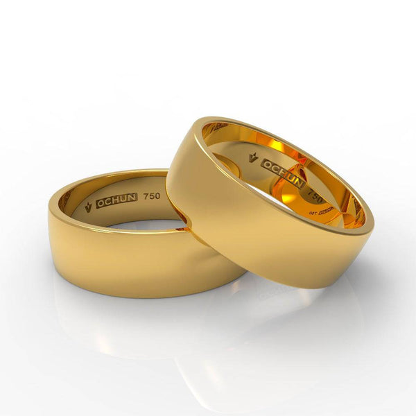 Odedya Ékto - Anillos De Matrimonio Oro 18K - Ochun Joyeros - Ochun Joyeros
