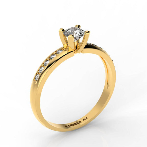 Regina More - Anillos de Compromiso Oro 18K - Ochun Joyeros - Ochun Joyeros