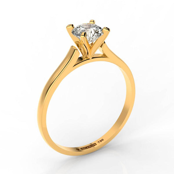 Halima - Anillos de Compromiso Oro 18K - Ochun Joyeros - Ochun Joyeros