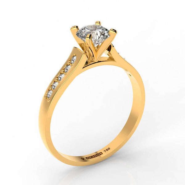 Halima Regia - Anillos de Compromiso Oro 18K - Ochun Joyeros - Ochun Joyeros