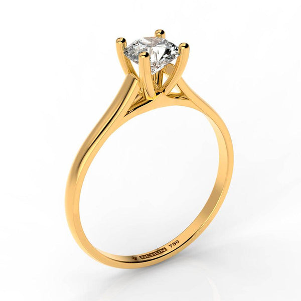 Caulis - Anillos de Compromiso Oro 18K - Ochun Joyeros - Ochun Joyeros