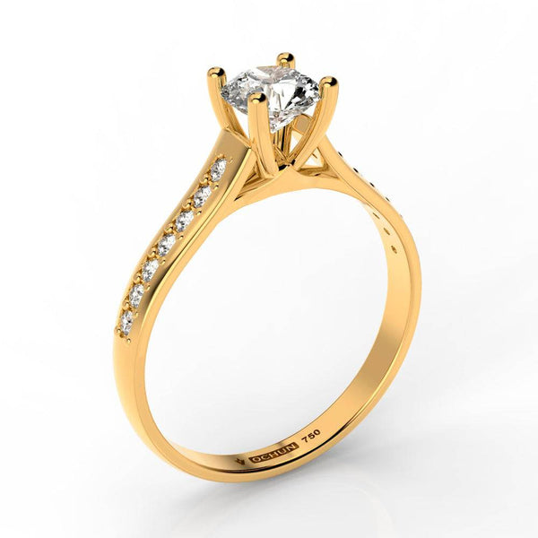 Caulis New - Anillos de Compromiso Oro 18K - Ochun Joyeros - Ochun Joyeros