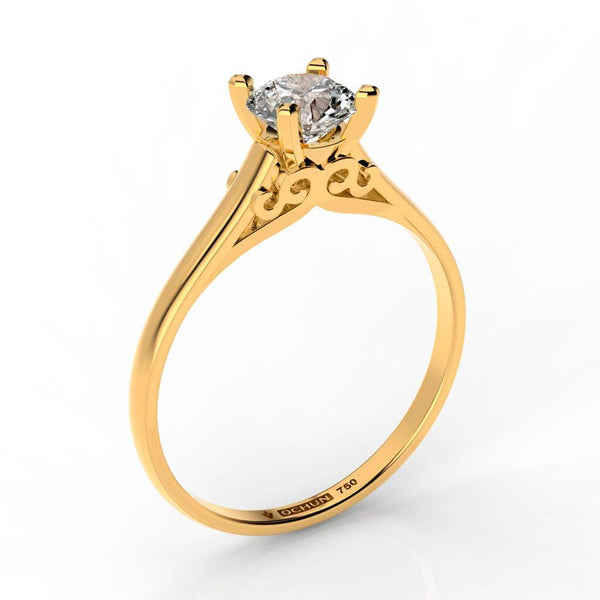 Emma - Anillos de Compromiso Oro 18K - Ochun Joyeros - Ochun Joyeros