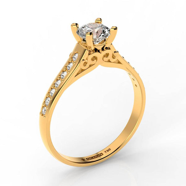 Emma Arbor - Anillos de Compromiso Oro 18K - Ochun Joyeros - Ochun Joyeros