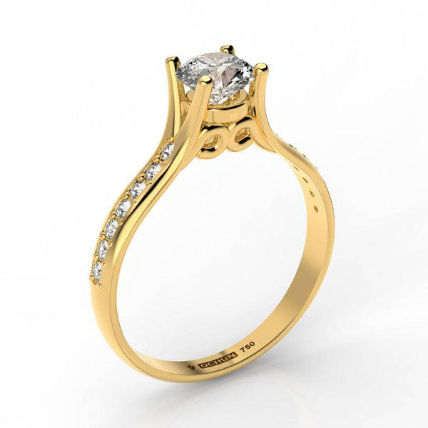 Salinkári Vivit - Anillos de Compromiso Oro 18K - Ochun Joyeros - Ochun Joyeros