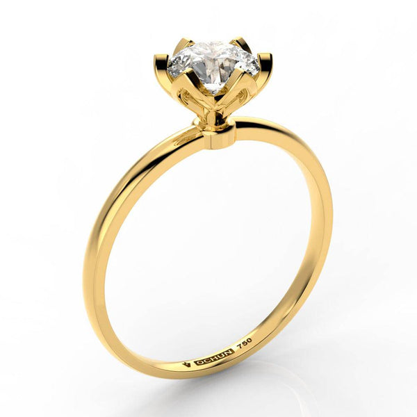 Ayesha - Anillos de Compromiso Oro 18K - Ochun Joyeros - Ochun Joyeros