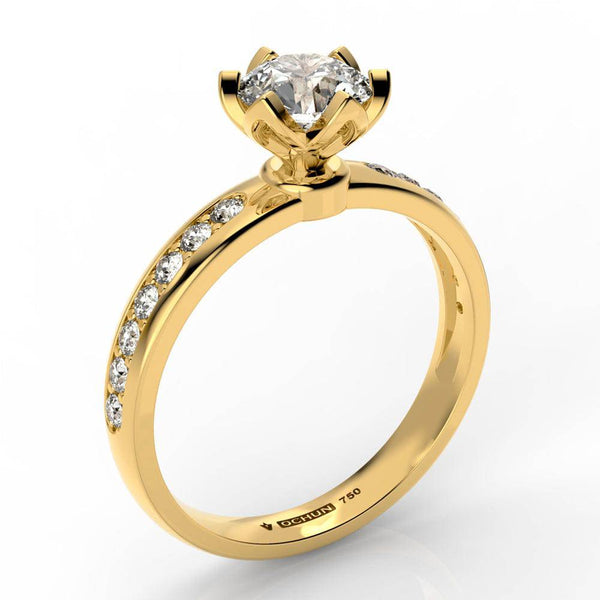 Ayesha Clara - Anillos de Compromiso Oro 18K - Ochun Joyeros - Ochun Joyeros