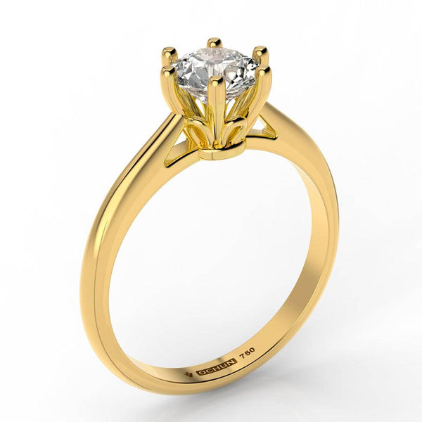 Galia - Anillos de Compromiso Oro 18K - Ochun Joyeros - Ochun Joyeros