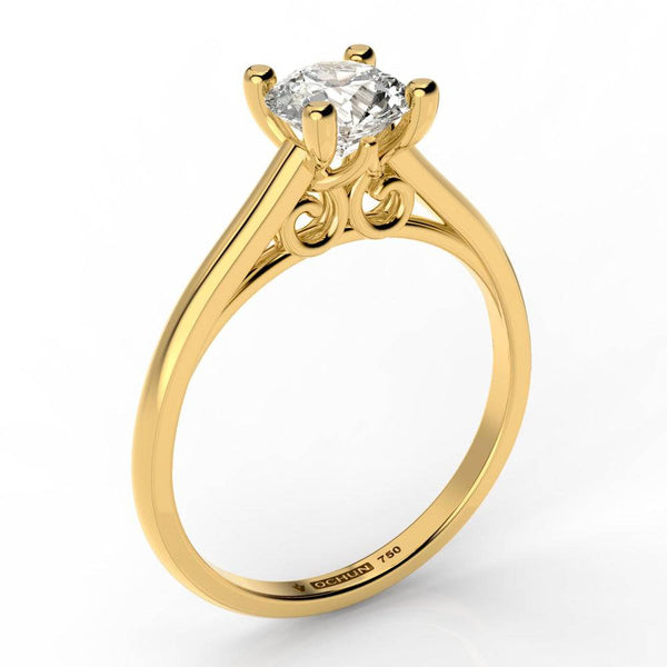 Camila - Anillos De Compromiso Oro 18K - Ochun Joyeros - Ochun Joyeros