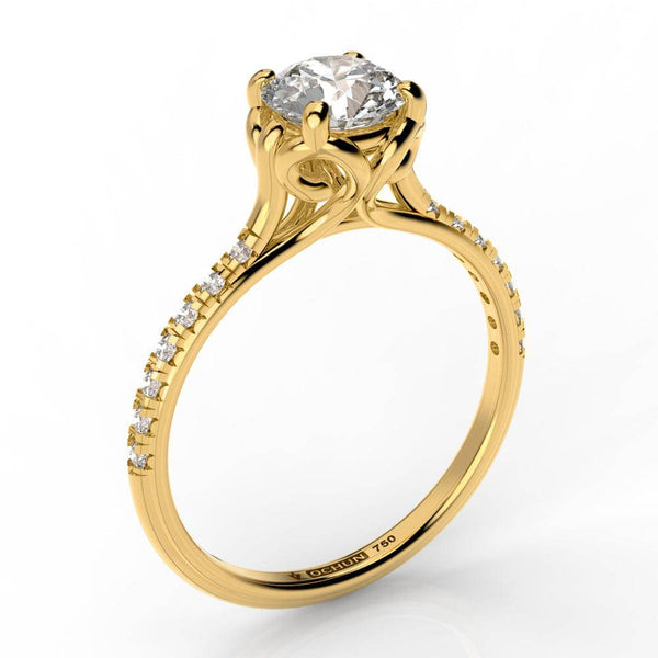 Gianna Belle - Anillos De Compromiso Oro 18K - Ochun Joyeros - Ochun Joyeros
