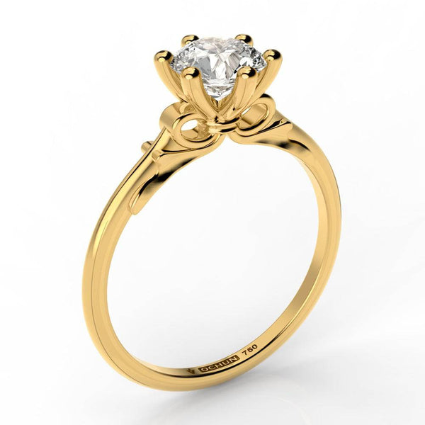 Cecia - Anillos De Compromiso Oro 18K - Ochun Joyeros - Ochun Joyeros