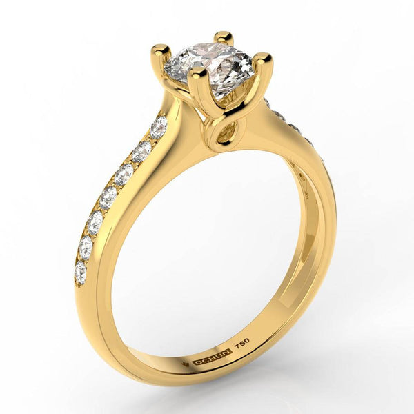 Elisabeth - Anillos De Compromiso Oro 18K - Ochun Joyeros - Ochun Joyeros