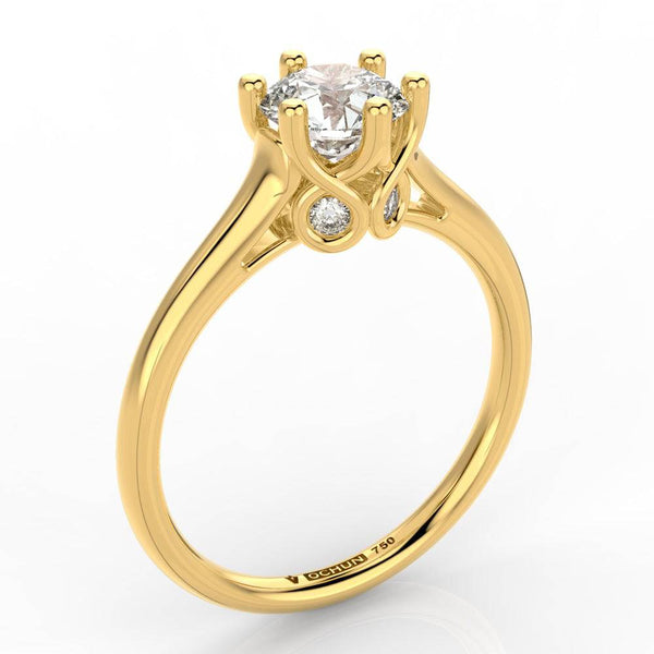 Gizane - Anillos De Compromiso Oro 18K - Ochun Joyeros - Ochun Joyeros