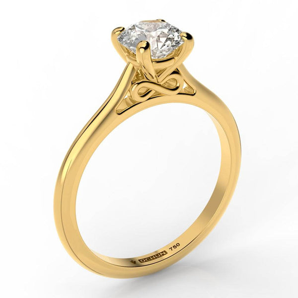Infinita - Anillos De Compromiso Oro 18K - Ochun Joyeros - Ochun Joyeros