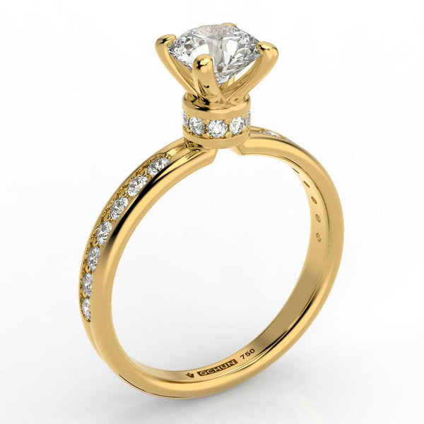 Imperial Clio - Anillos De Compromiso Oro 18K - Ochun Joyeros - Ochun Joyeros