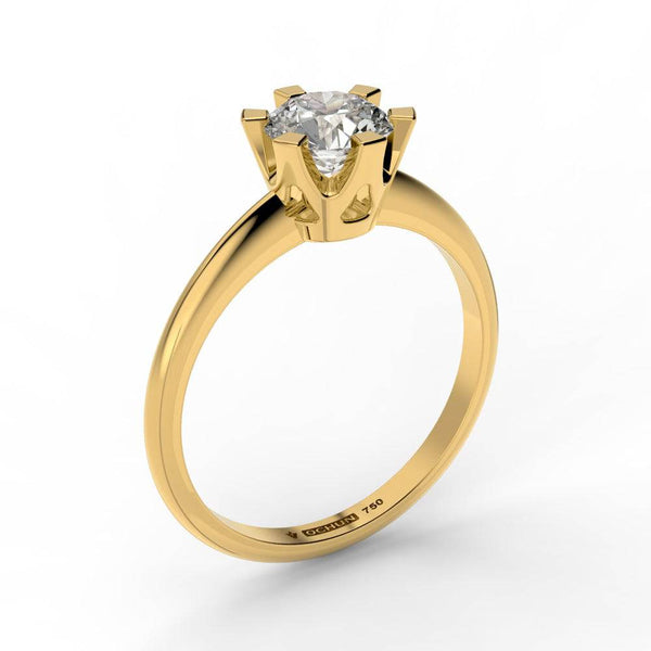 Audrey - Anillos De Compromiso Oro 18K - Ochun Joyeros - Ochun Joyeros